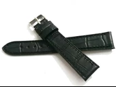 Fado&Her Saate Uyumlu Hakiki  Deri Saat Kordonu 18   mm  (41) siyah thumbnail 1