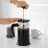 SUMUHOME UPPHETTA FRENCH PRESS PASLANMAZ ÇELİK SİYAH 1 LT - 1