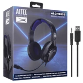 Altec Lansing ALGH9603 Siyah PS4-XBOX-Mobil Uyumlu USB+3.5mm Mavi Ledli Gaming Mikrofonlu Kulaklık - 2