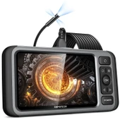 DEPSTECH Üç Lensli Boroskop 5 Inc IPS Ekran 1080P HD, 32G Kart - 5m - 1