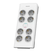 Philips SPN7080WA/62 900 Joule 8'li 2 m Akım Korumalı Priz - 1