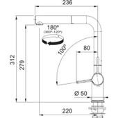 Franke Actıve Plus Doccia 2.0 Spiralli Armatür Sahara Mutfak Eviye Bataryası - 2