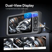 DEPSTECH Üç Lensli Boroskop 5 Inc IPS Ekran 1080P HD, 32G Kart - 5m - 2