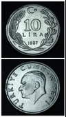 Escoines Koleksiyon 399636751cc927b753 1987 Alüminyum 10lira ÇİL+ eski madeni para thumbnail 1