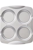 Kurabiye Kalıbı Yuvarlak 4 lü Set 29*24 cm - 1