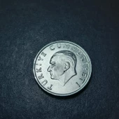 Escoines Koleksiyon 399636751cc927b753 1987 Alüminyum 10lira ÇİL+ eski madeni para thumbnail 3