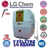LG Chem COOL BEYAZ 12 LİTRE 7 FİLTRE 14 AŞAMA SU ARITMA CİHAZI - 1
