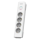 PHILIPS SPN7040WA AKIM KORUMALI PRIZ 600J 2MT 4 LÜ - 1