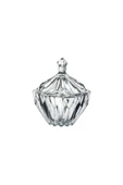 Kristal Kapaklı Şekerlik Kase 18 cm ağız çapı - 1