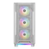 GAMDIAS ATHENA M6 Lite WH, 850W, Tempered Glass, Mesh, ARGB, 80+ Bronze, ATX, White Edition, GAMING KASA - 2