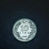 Escoines Koleksiyon 399636751c8c4bf5f3 1986 Alüminyum 10Lira ÇİL+ eski madeni para thumbnail 2
