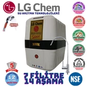 LG Chem COOL BEYAZ SİYAH 12 LİTRE 7 FİLTRE 14 AŞAMA SU ARITMA CİHAZI thumbnail 1