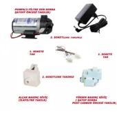 AQUA DEUTSCHE 75-100 GPD SU ARITMA CİHAZI KOMPLE POMPA SETİ thumbnail 4