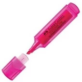 Faber-Castell Fosforlu Kalem Şeffaf Gövde Pembe - 1