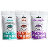 Mix Paket 2- (NAR.BADEM VE FINDIKLI-VİŞNELİ VE BİTTER ÇİKOLATALI-KAKAO,MUZ VE FINDIKLI) 340 gr - 1
