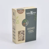 Biorootzo Artizan Bronz Kalıp Glütensiz ve Vegan Basmati Pirinç Fusilli 200 g - 1