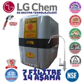 LG Chem COOL GRİ SİYAH 12 LİTRE 7 FİLTRE 14 AŞAMA SU ARITMA CİHAZI thumbnail 1