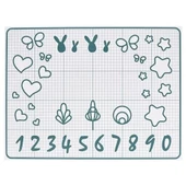 IKEA BAKTRADITION HAMUR AÇMA MATI BEYAZ-TURKUAZ 61x46 CM thumbnail 1