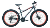CARRARO BUFFALO BİSİKLET 432H MD 26 JANT 21 VİTES MAT ANTRASİT KIRMIZI GÜMÜŞ - 1