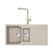 Urban Ubg 651-100 Sahara Granit Eviye, Active Plus Doccia 2.0 Batarya Set - 1