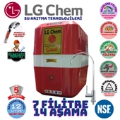 LG Chem COOL KIRMIZI BEYAZ 12 LİTRE 7 FİLTRE 14 AŞAMA SU ARITMA CİHAZI thumbnail 1