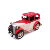 T.Concept Dekoratif Dayanıklı Metal Nostaljik Araba Kırmızı 0510ZJ-986 - 2