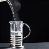 PASLANMAZ ÇELİK GÖVDELİ FRENCH PRESS KAHVE VE ÇAY DEMLEME APARATI - 2