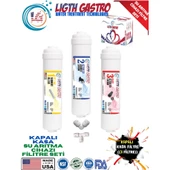 LİGHT GASTRO SU ARITMA CİHAZI 3 ÖN FİLTRE SETİ - 1