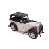 T.Concept Dekoratif Dayanıklı Metal Nostaljik Araba Beyaz 0510ZJ-985 - 1