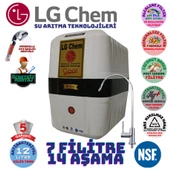 LG Chem COOL BEYAZ SİYAH MONTAJ DAHİL 12 LİTRE 7 FİLTRE 14 AŞAMA SU ARITMA CİHAZI thumbnail 1