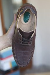PUNTO ERKEK KAHVERENGİ ORTOPEDİK JEL DESTEKLİ BABA AYAKKABISI thumbnail 3