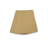 SALARTİCARET CAMEL  ŞORT ETEK GABARDİN KUMAŞ - 1