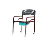 Medikaltec Katlanır Tekerlekli Klozet Yükseltici Tuvalet Sandalyesi thumbnail 1