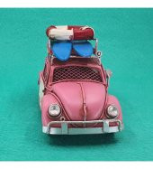 Fotoğraf Çerçevesi Ve Kumbara Nostalji Pembe VosVos Araba thumbnail 3