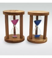 Kişiye Özel Ahşap Kum Saati 5 Dakikalık - 1