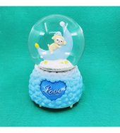 Love Uzay Motorlu Müzikli Kar Küresi - 2