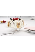 950007 Ayaklı Kare Servis Tabağı 24 Cm - 4