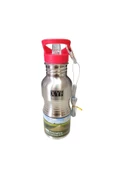Paslanmaz Çelik Matara Pipetli 500 ml (SARI KAPAK) - 3