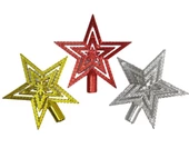 Party Marty Yılbaşı Süsü Tepelik Yıldız 10Cm Metalik 3Lü - 1