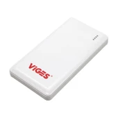 VİGES 10.000 mAh 2xUSB POWERBANK BEYAZ thumbnail 6