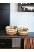 2 Li Astarlı Sepet Organizer KahveRengi - 3