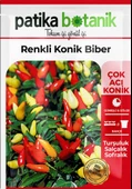 200 Adet Renkli Konik Biber Tohumu thumbnail 2
