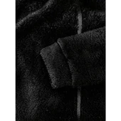 Lucky Life Kadın Uzun Kollu Kapişon Ve Fermuar Detaylı Peluş şort Tulum - 4