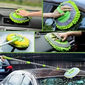 Periboia Süper Yedek Mikrofiber Bezli Oto Yıkama Mutfak Banyo Ev Tavan Temizlik Mopu - 3