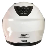 MTS 966 V2 ÇENE AÇILIR BEYAZ KASK - 4