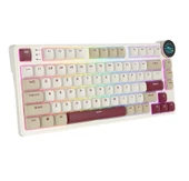 Royal Kludge N80 Low Profile Kablosuz US Gaming Klavye (Beyaz-Kırmızı) - 4