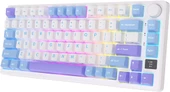 Royal Kludge M75 Beyaz/Mavi 75% Kablosuz US Gaming Mekanik Klavye (Beyaz-Mavi) - 6