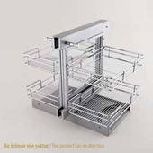 Çağdaş Tam Açılım Tezgah Altı Kör Köşe Sepeti - 1