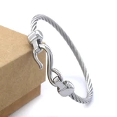 BZ 316l Çelik Halat Unisex Spor Kelepçe BLZ-475 - 1