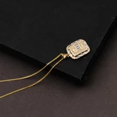 Baget Tasarımlı 14 Ayar Spor Altın Kolye thumbnail 2